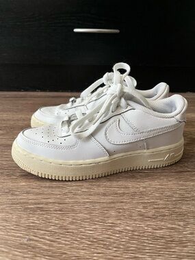 Nike White Youth Air Force 1s